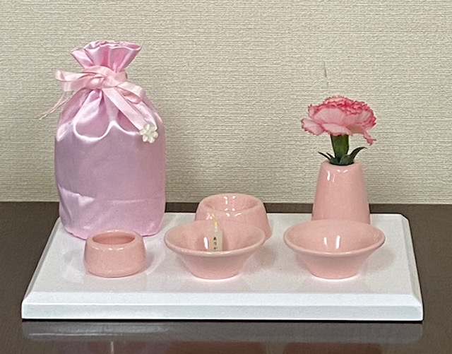 具足セット　光沢ステージ台付